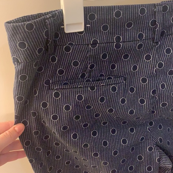 Navy and White Polka Dot Business Pants! - Picture 4 of 4